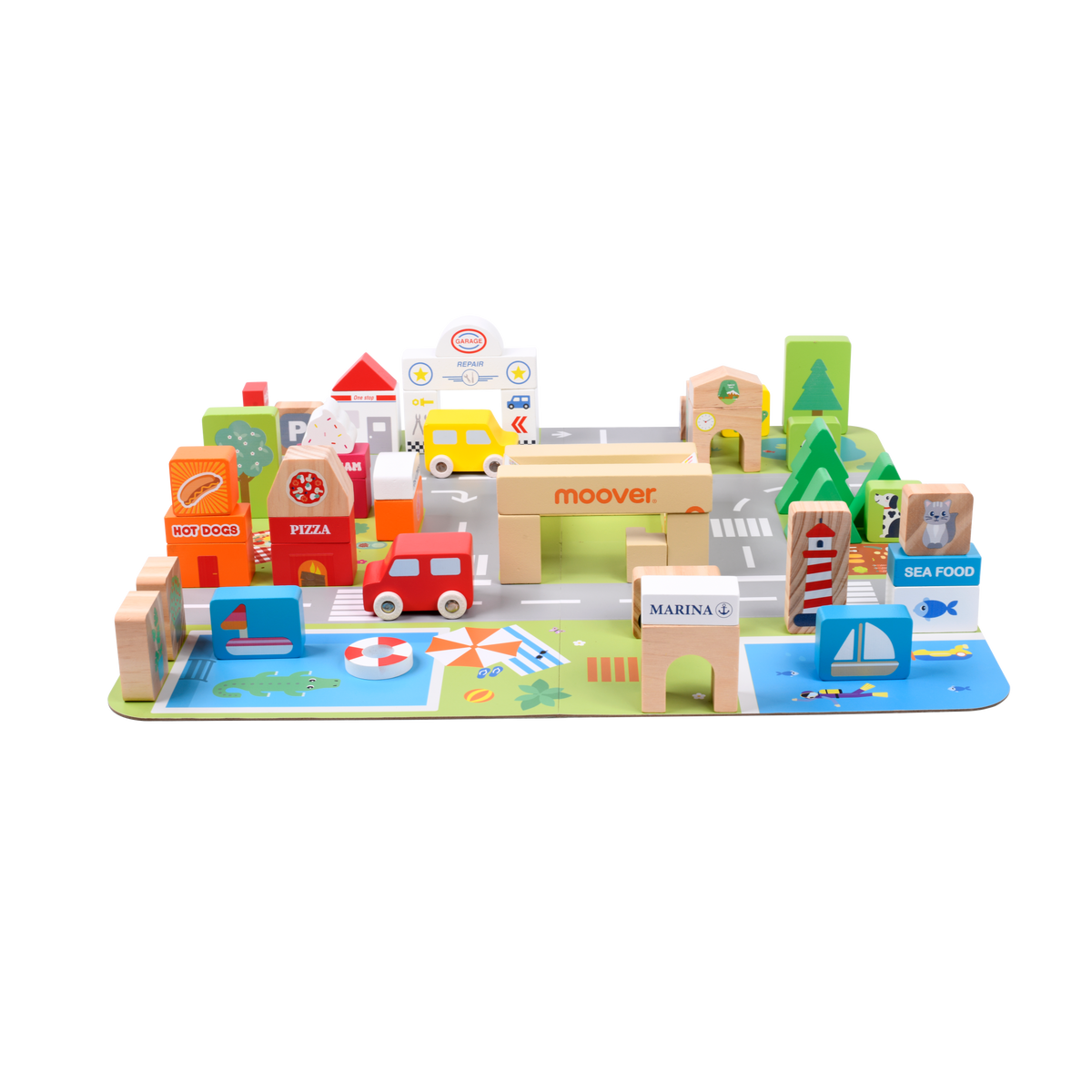 Moover car city set