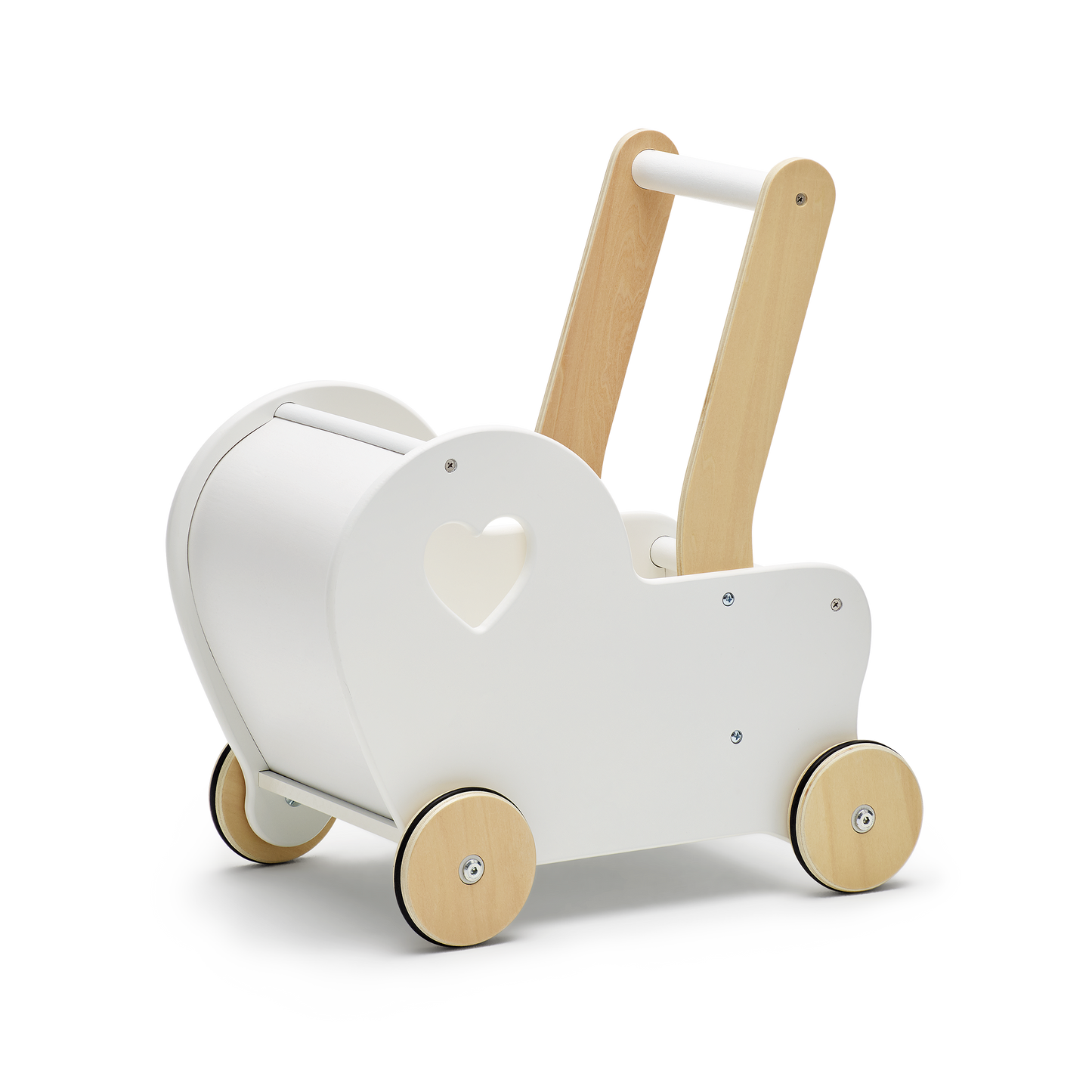 Dolls Stroller pram - Heart White