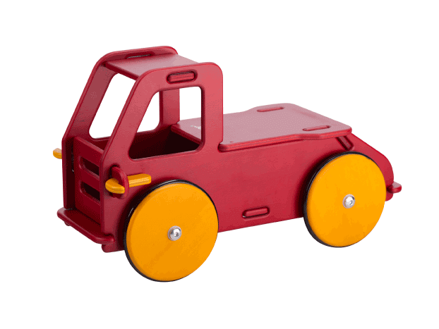 Baby Ride-On and Play Truck Red