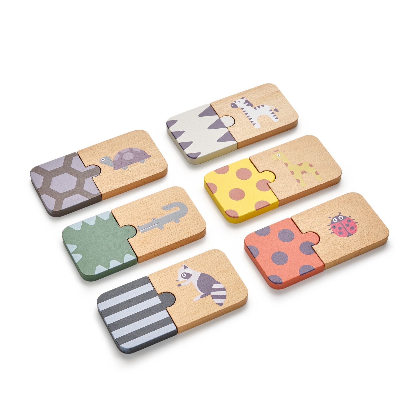 Wild animals pattern puzzle