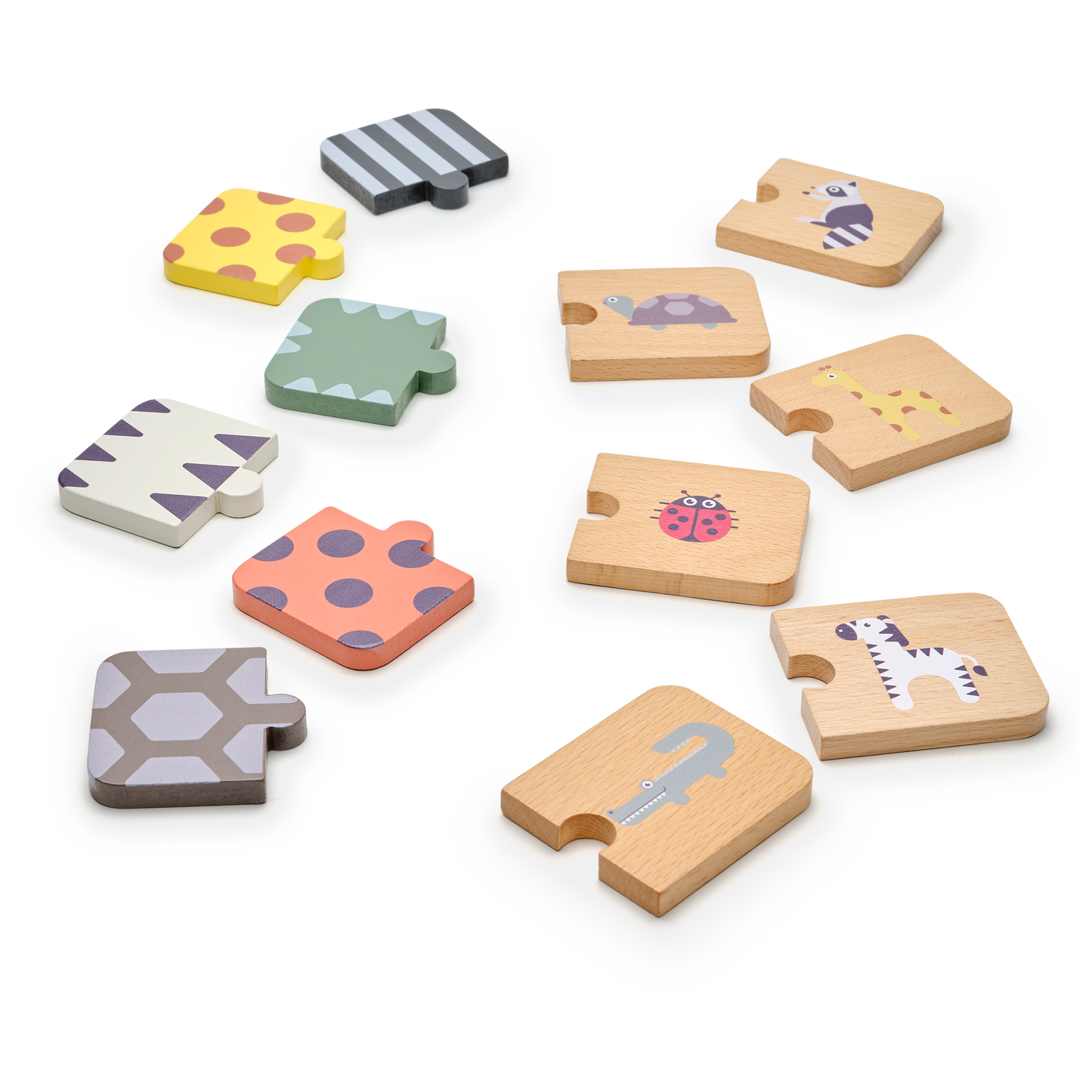 Wild animals pattern puzzle