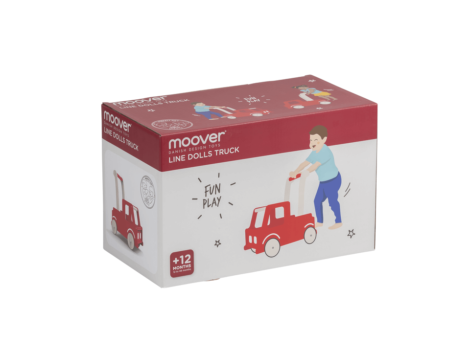 Push truck Firetruck red