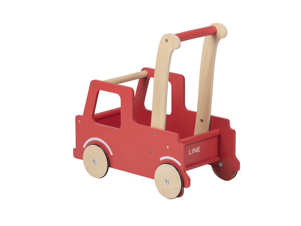 Push truck Firetruck red