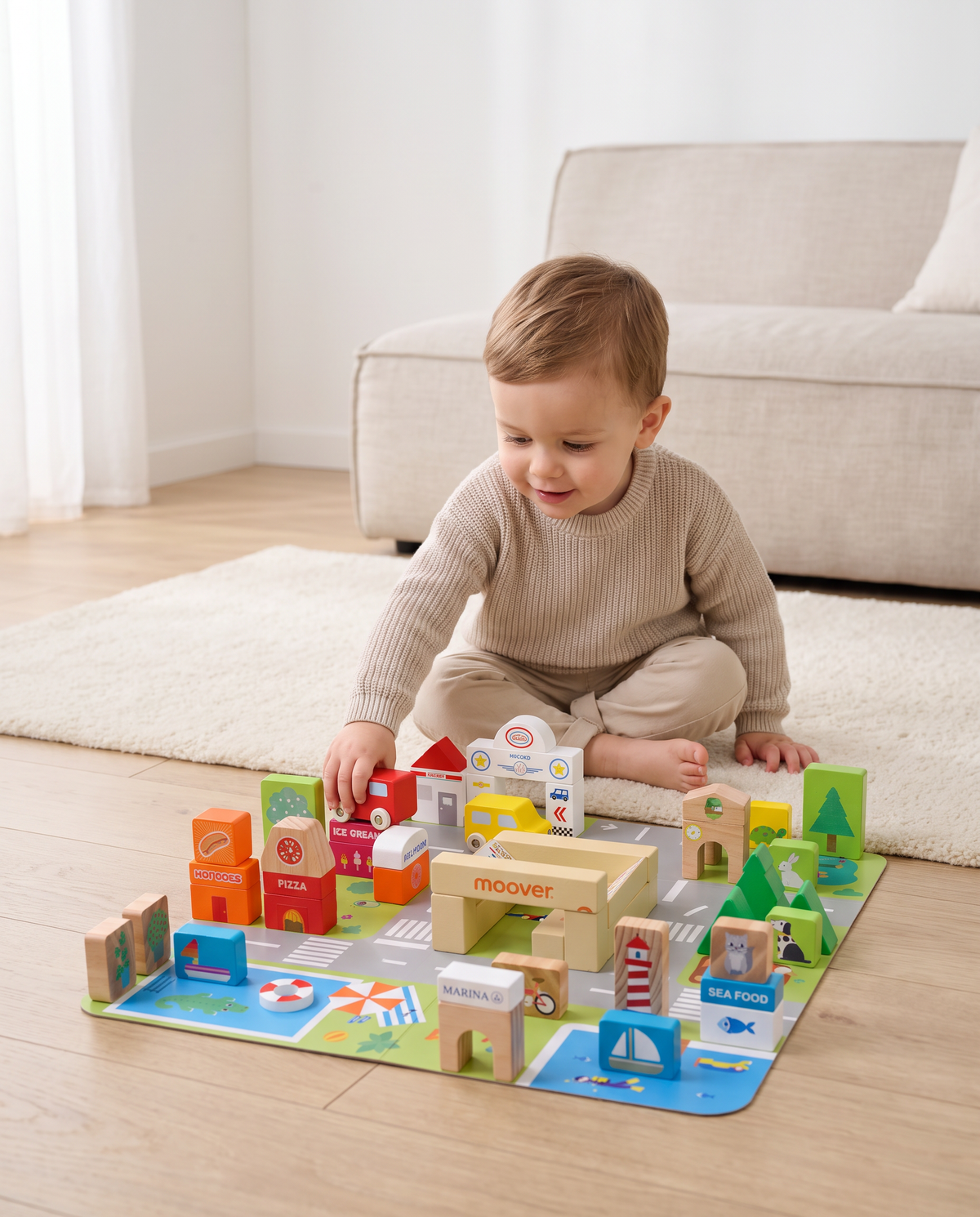 Moover car city set