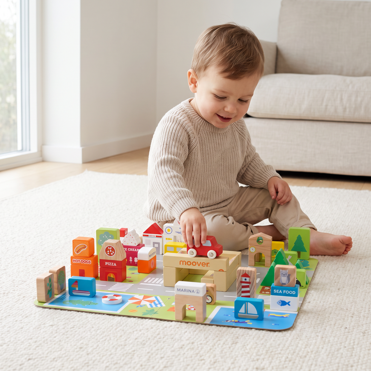 Moover car city set