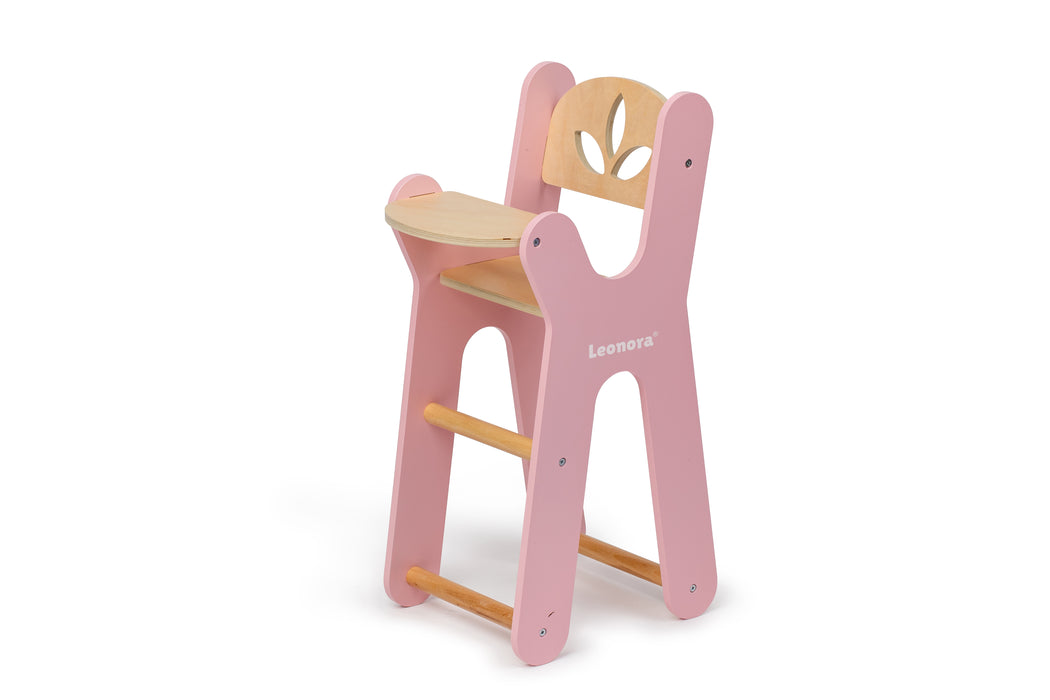 Leonora Dolls High Chair  Pink
