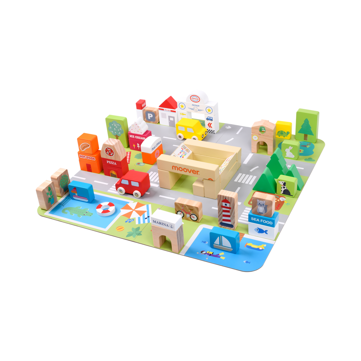Moover car city set