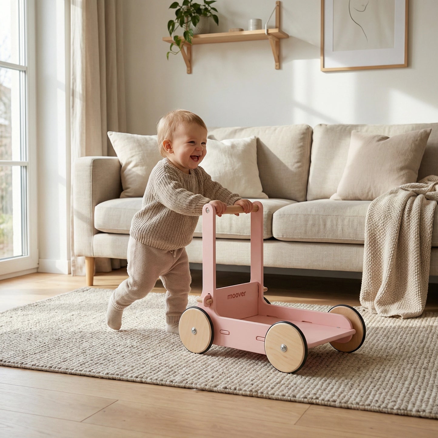 Baby Walker Pink 2337