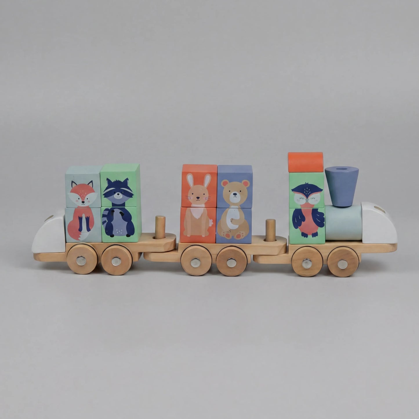 Block Animal Train