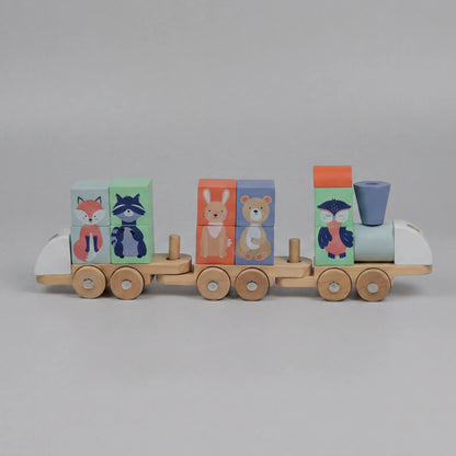 Block Animal Train