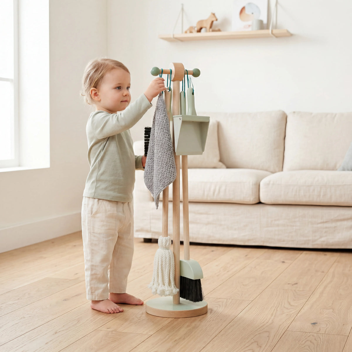 Kids Cleaning Set Green
