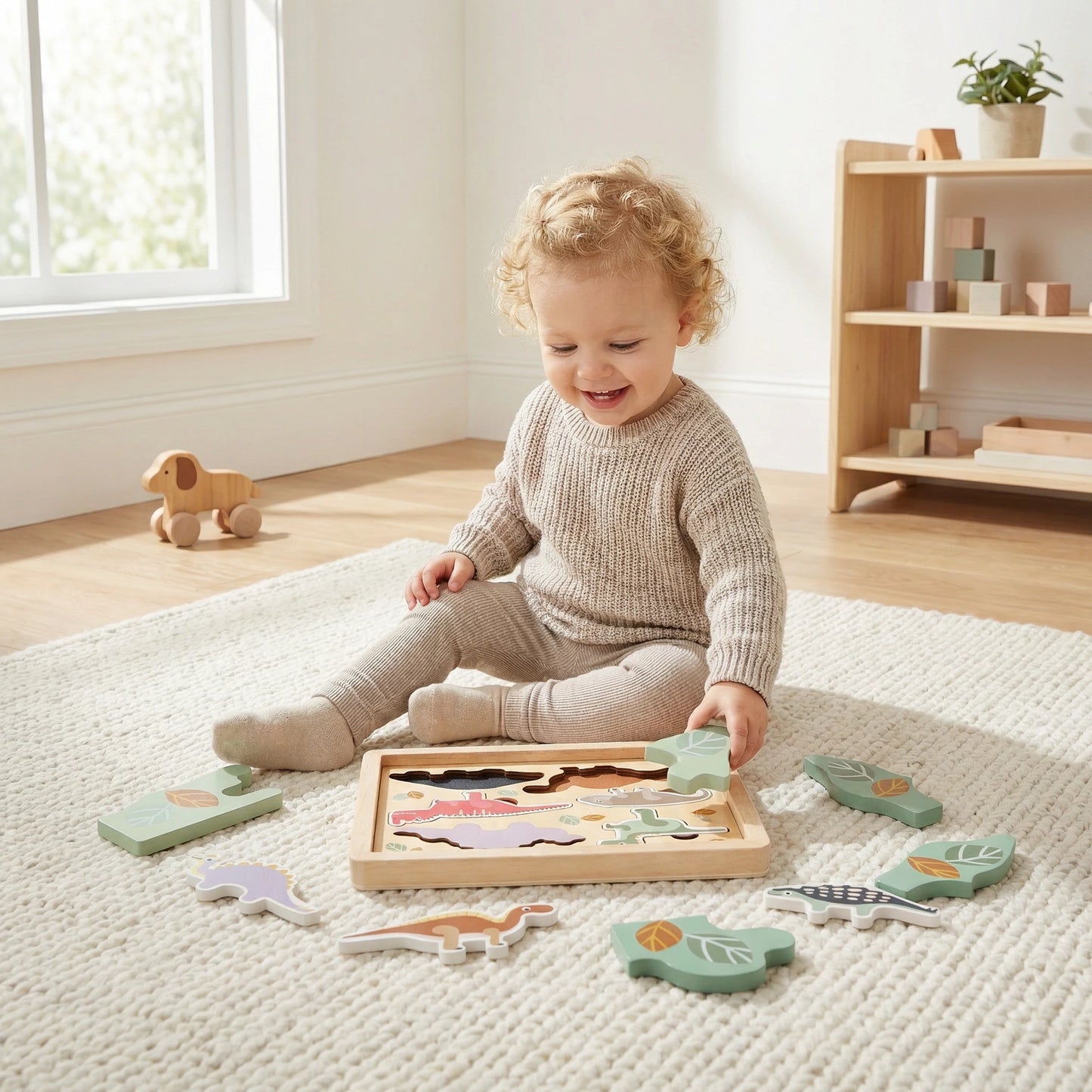 Hidden dinosaurs puzzle