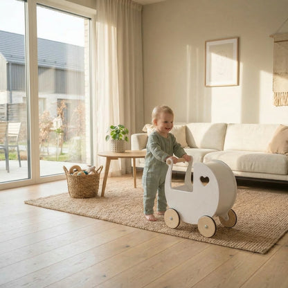 Traditional Doll Stroller White