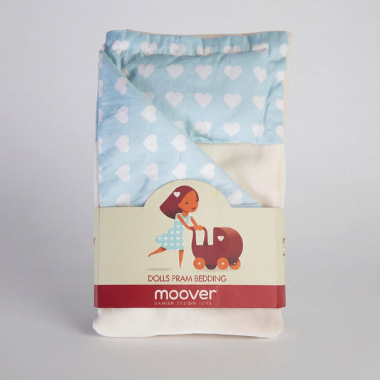 Dolls pram classic bedding set Blue