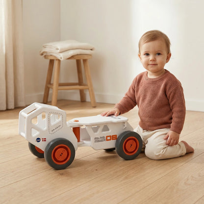 Mars Miner Ride-On Truck - White