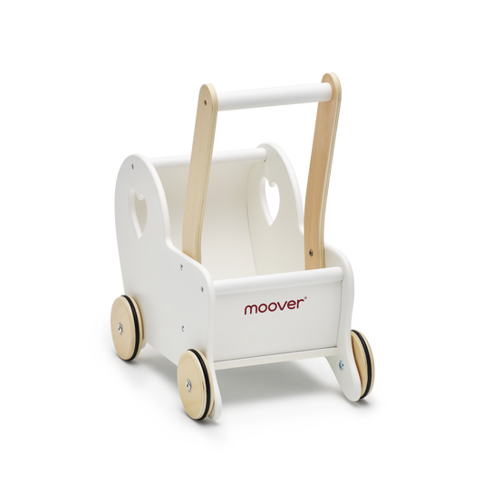 Dolls Stroller pram - Heart White