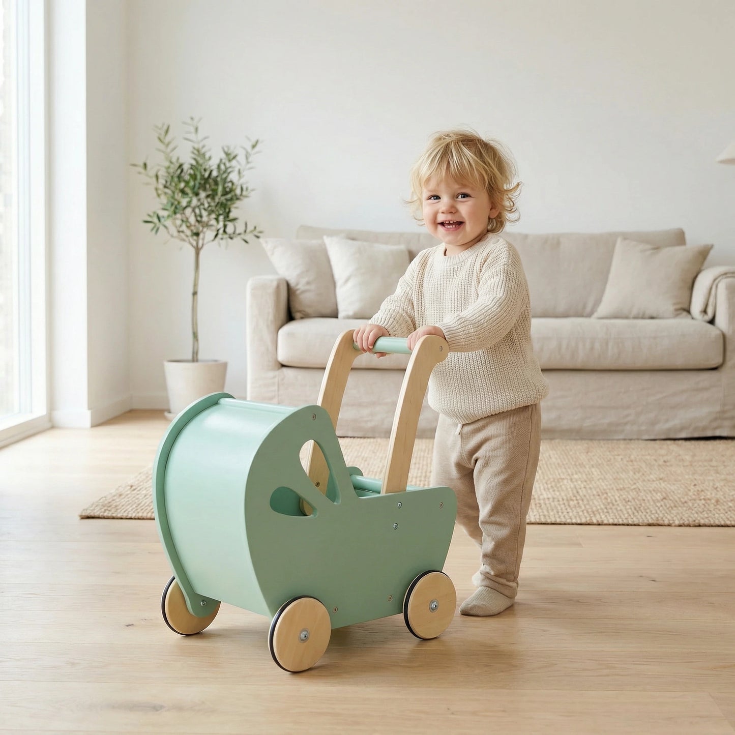 Essential Pram Green 558 C