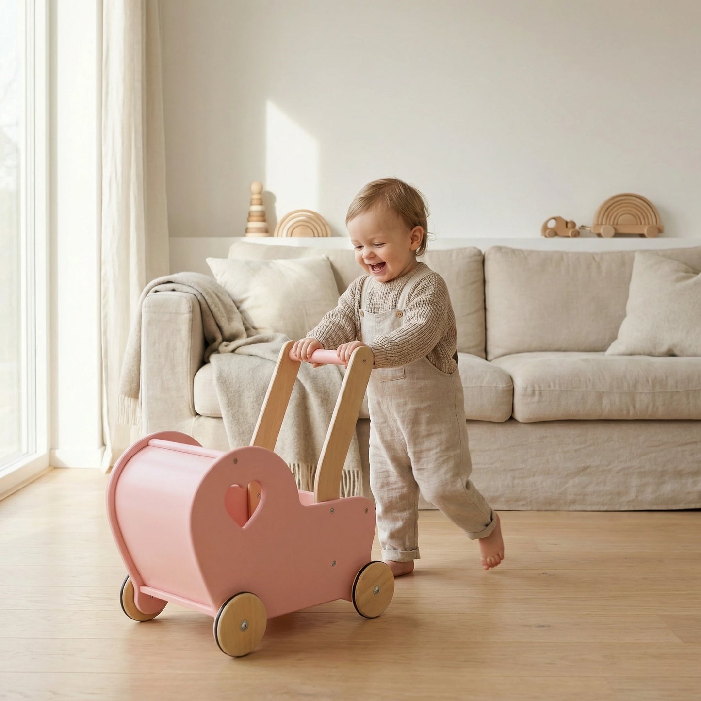 Essential Heart Pram Pink 2337 C