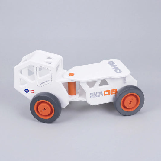 Mars Miner Ride-On Truck - White