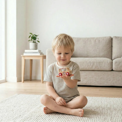 Mini Ice Cream Truck - Natural Wood