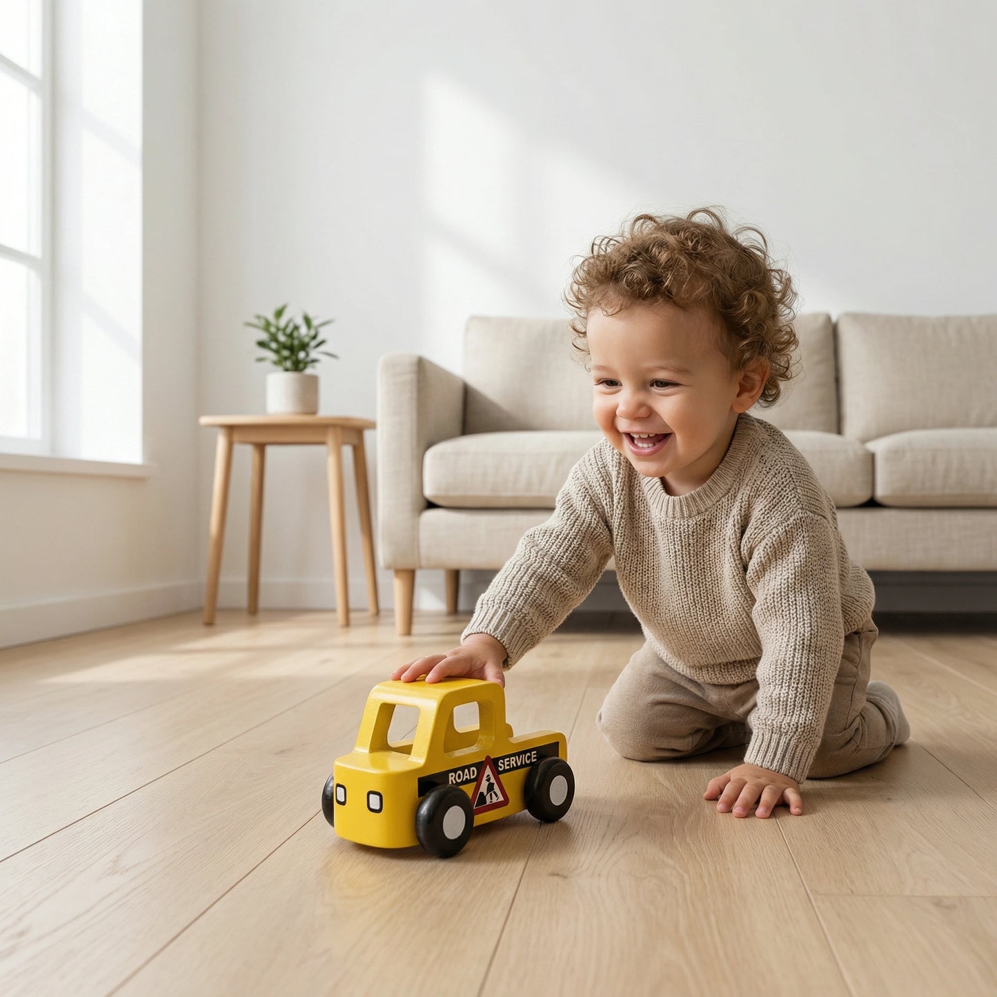 Mini Road Service Car - Yellow