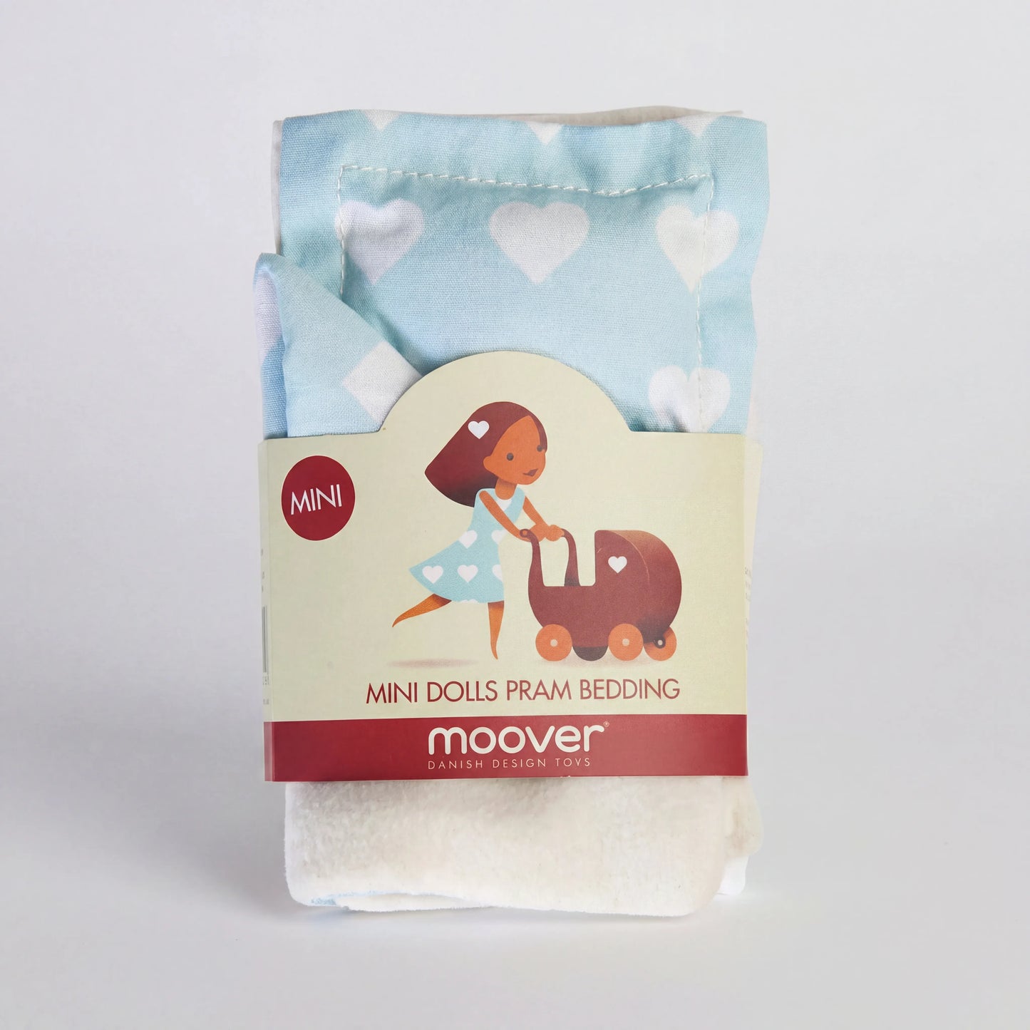 Miniature Dolls Stroller (Pram) Bedding Set Blue