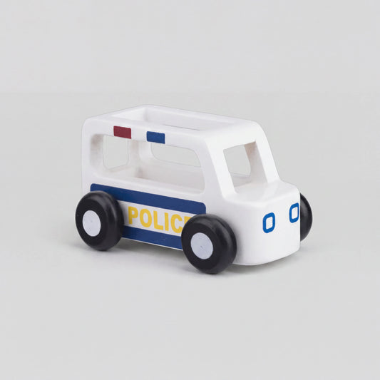 Mini Police Car - White