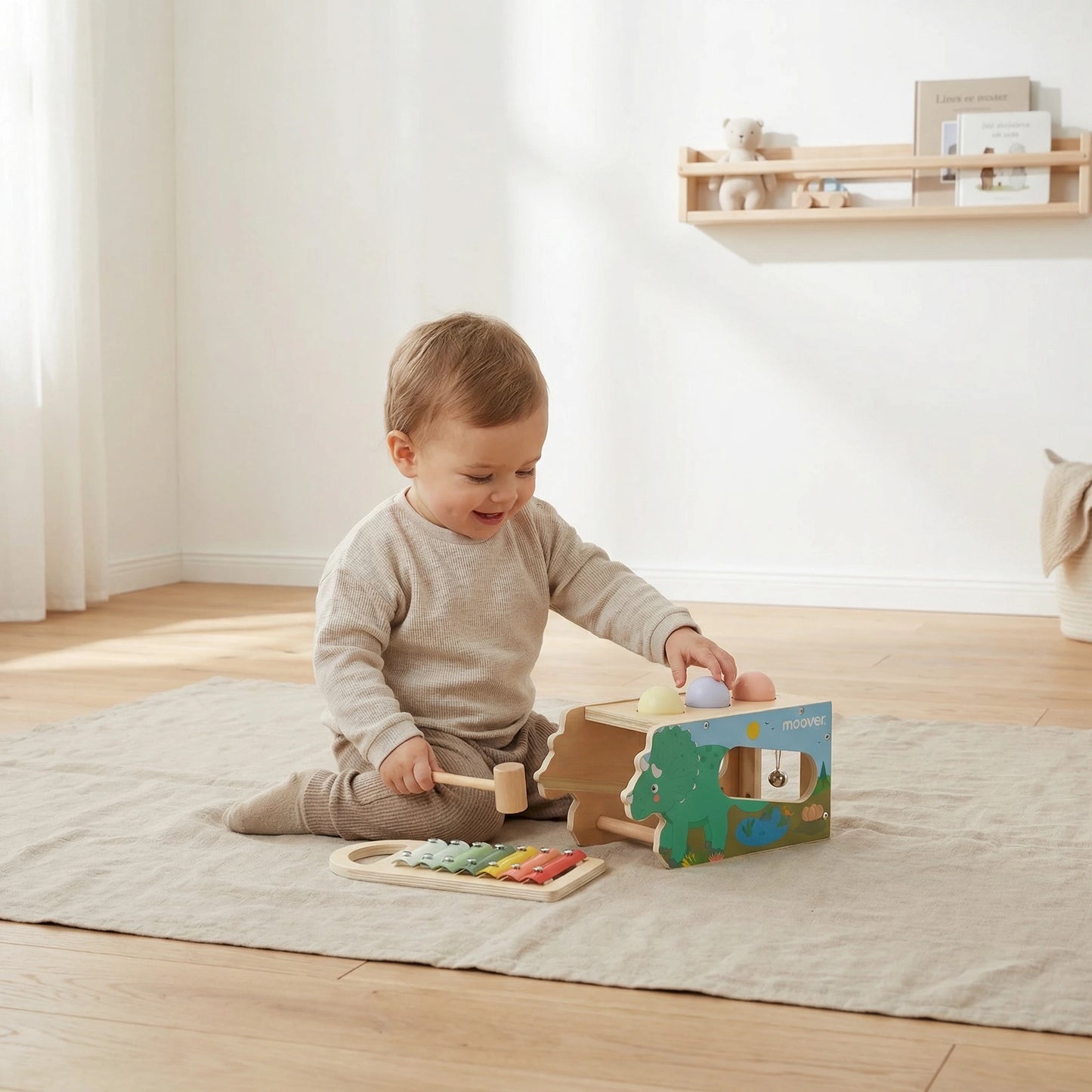 Musical tap tap & xylophone triceratops