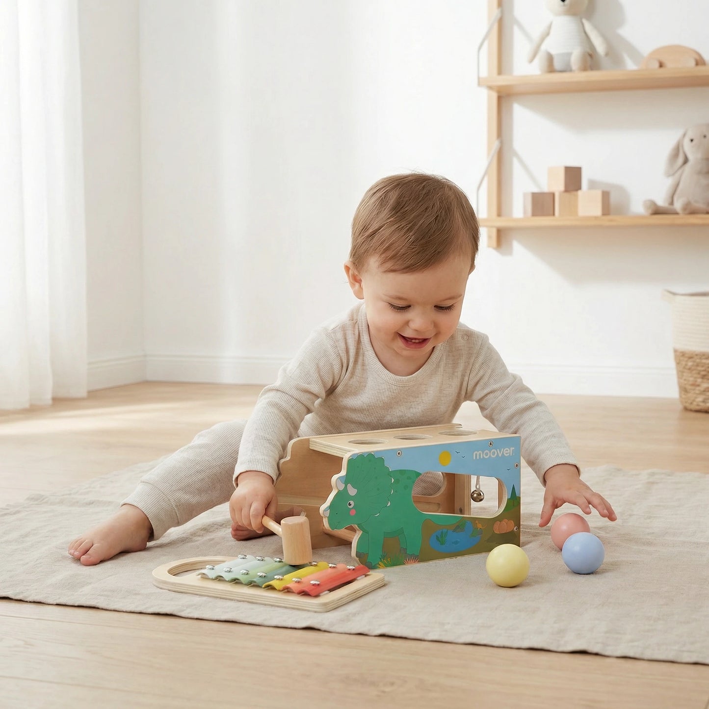 Musical tap tap & xylophone triceratops