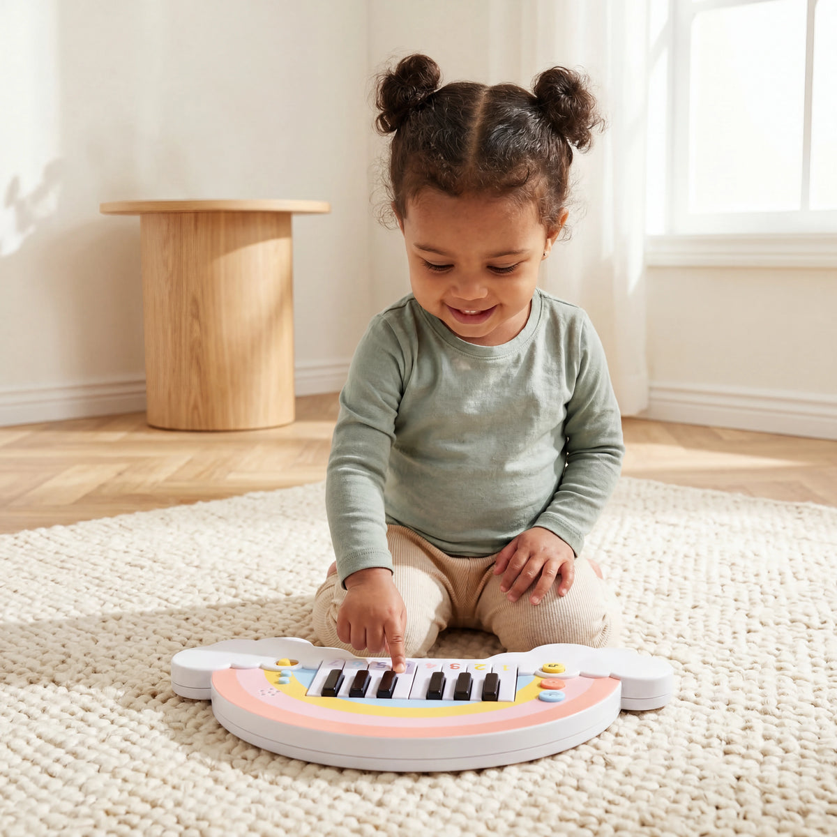Mini piano rainbow