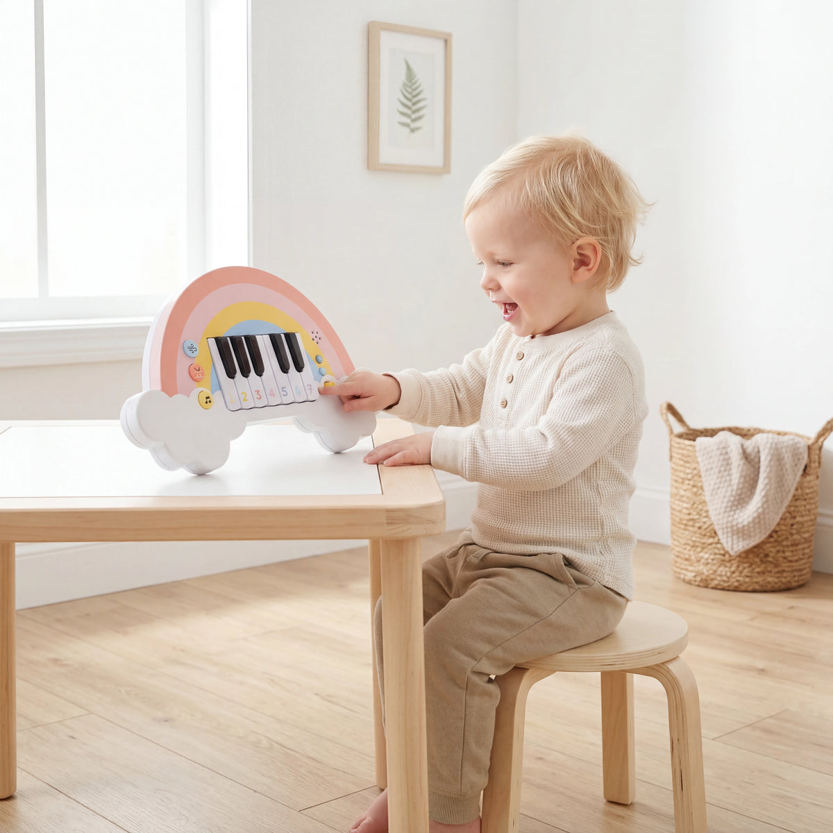 Mini piano rainbow