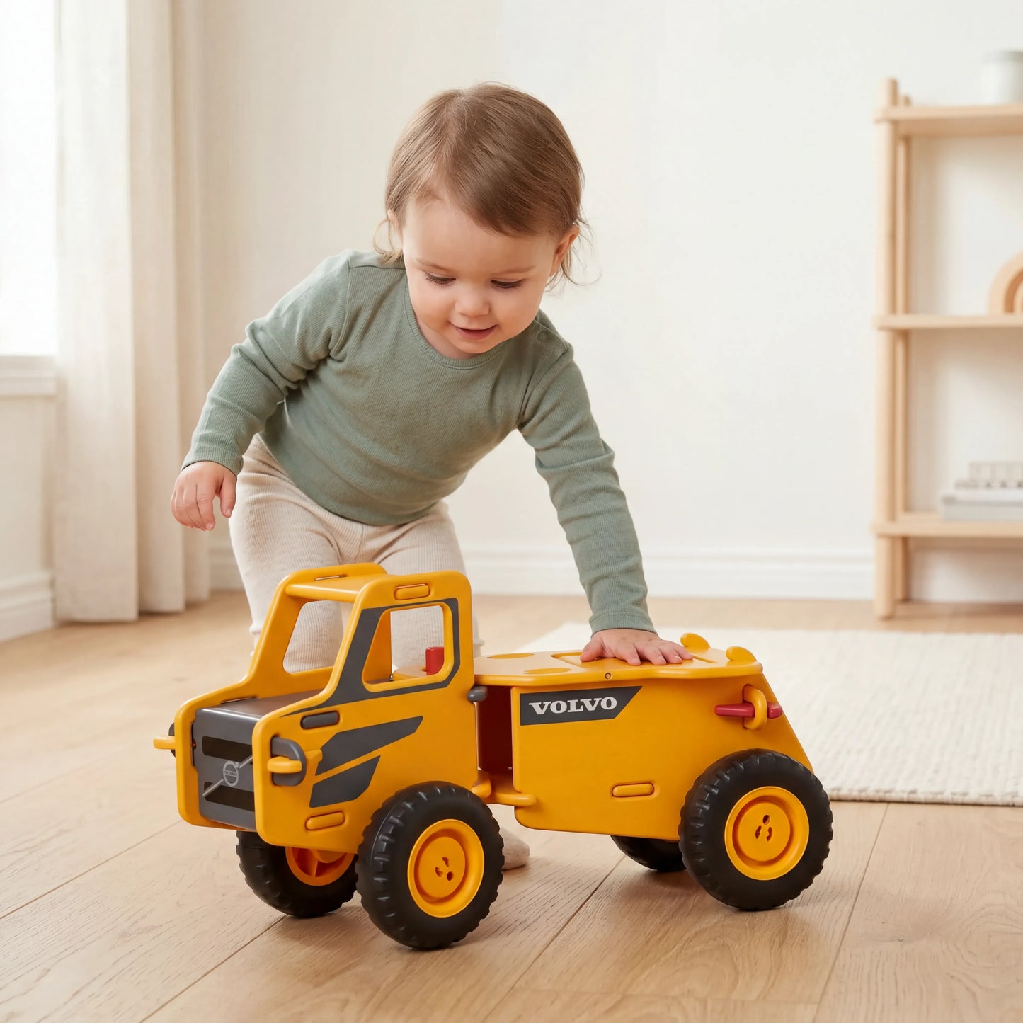 Volvo Ride-On Truck - Yellow