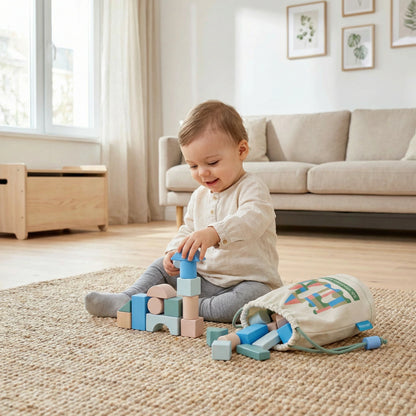 Blocks Pastel Colour in Bag