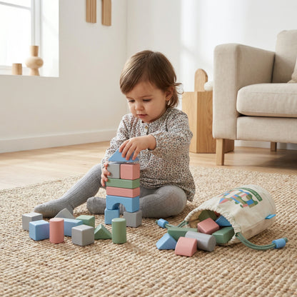 Blocks Pastel Colour in Bag