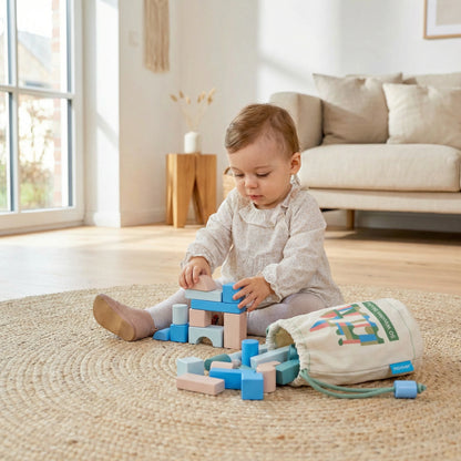 Blocks Pastel Colour in Bag