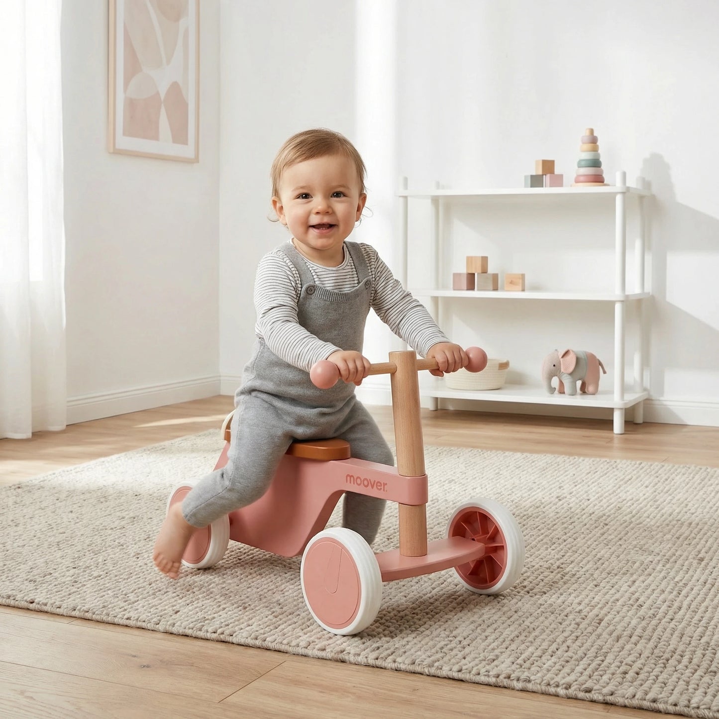 Pink Bike 4 wheels pink