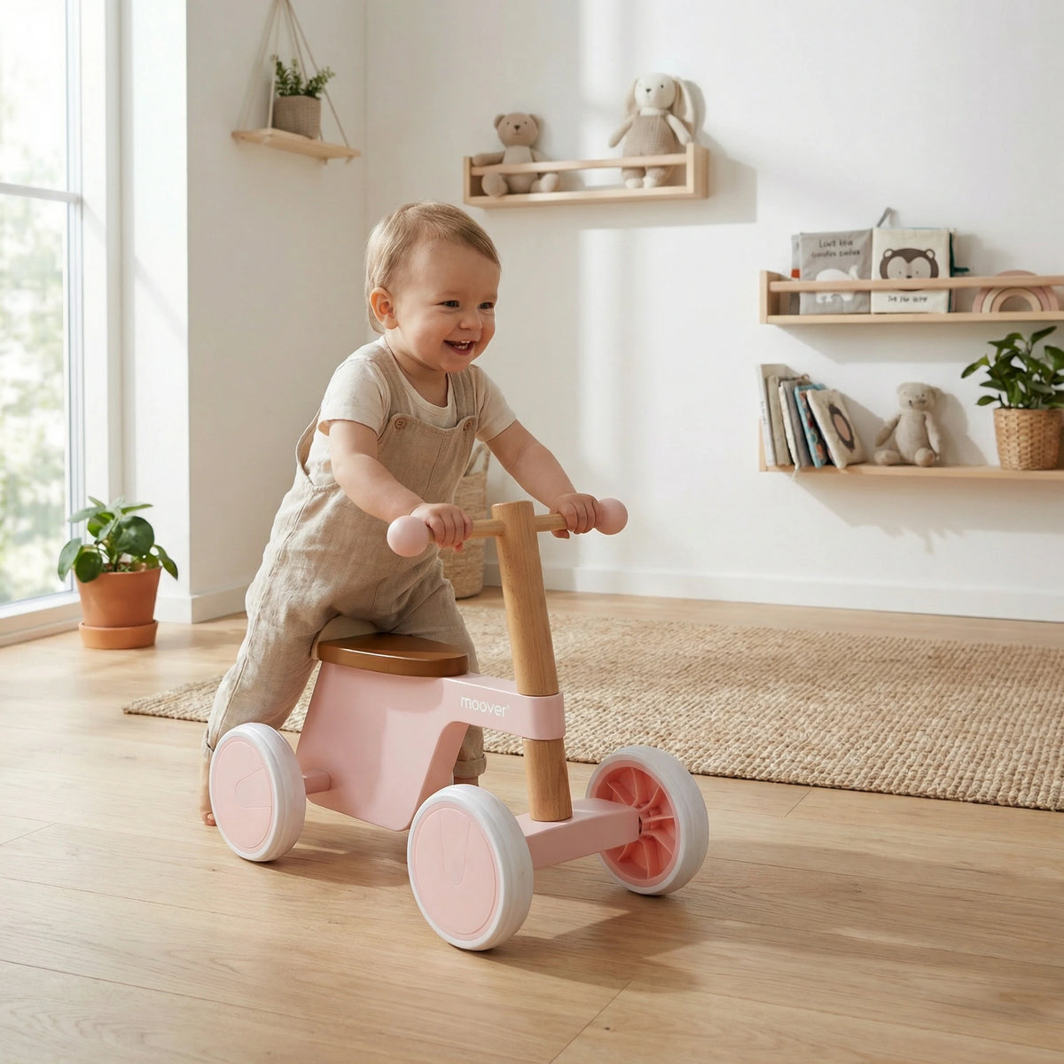 Pink Ride Roll Rr500 Ride-on Bike 4 wheels Pink – Moovershop.com