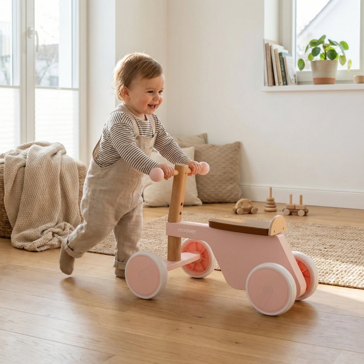 Ride-on Bike 4 wheels Pink