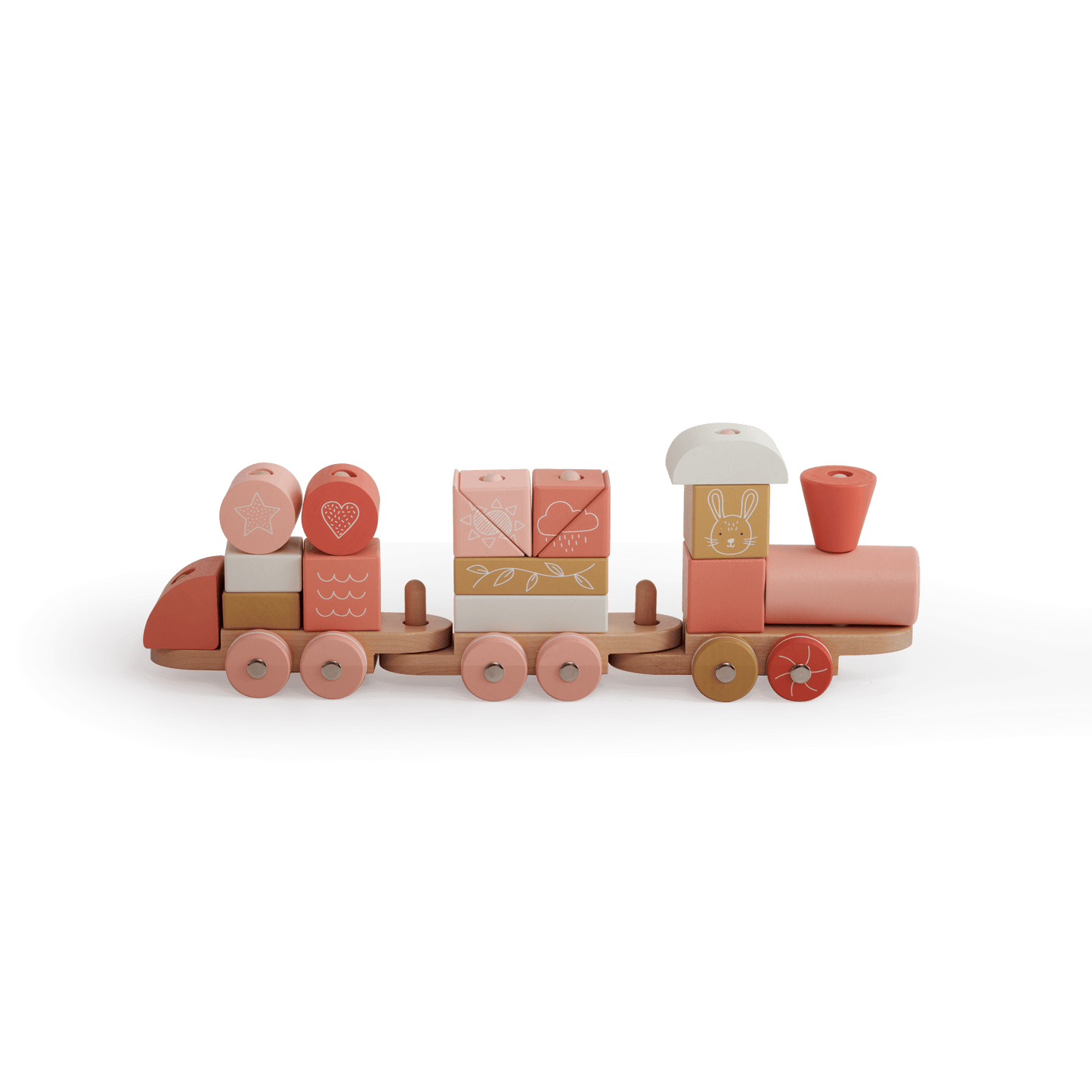 Block Train  Pink