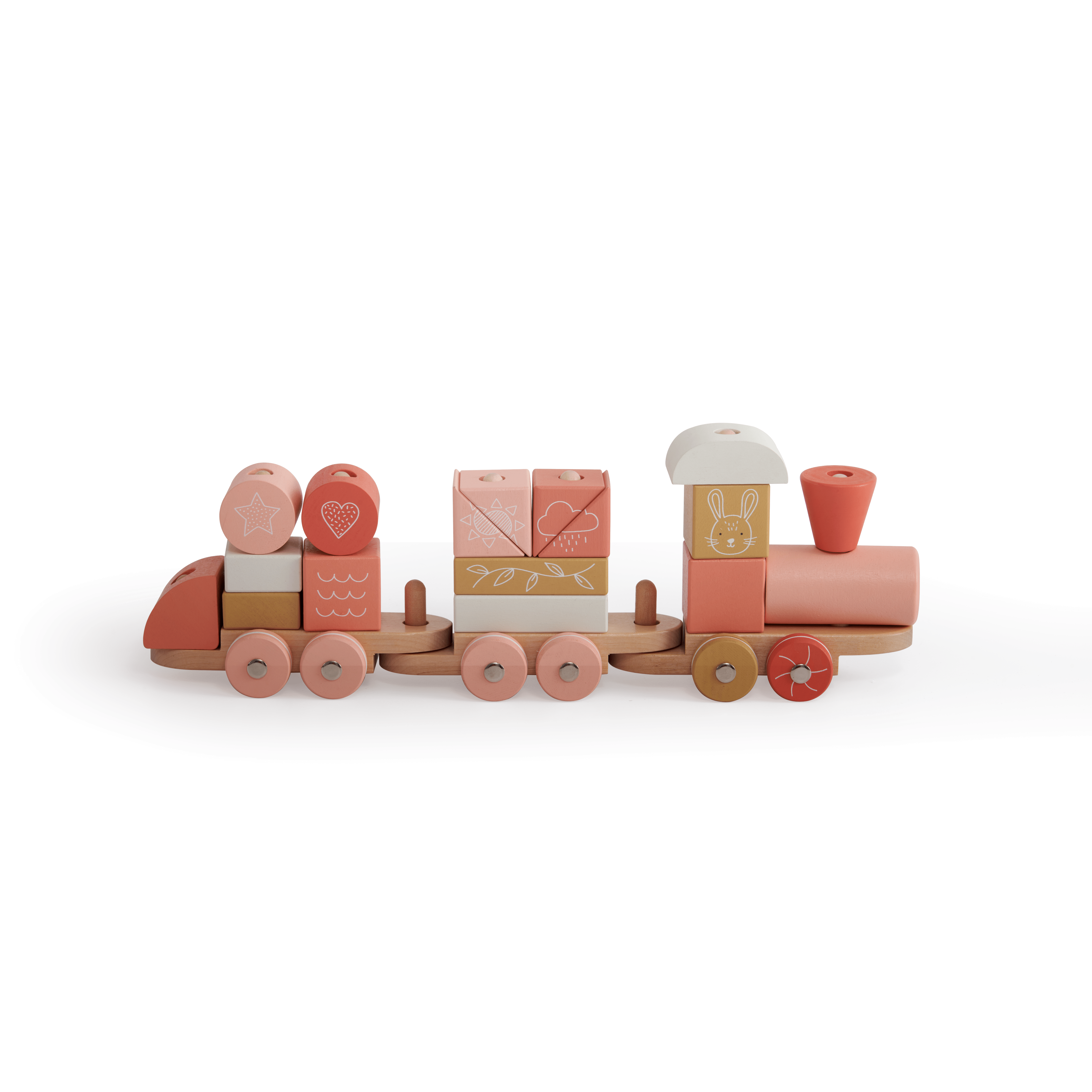 Block Train Pink