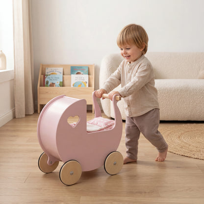 Dolls pram classic bedding set Pink