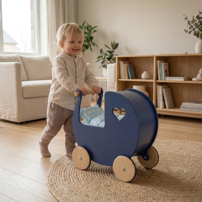 Dolls pram classic bedding set Light Blue