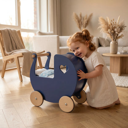 Dolls pram classic bedding set Light Blue