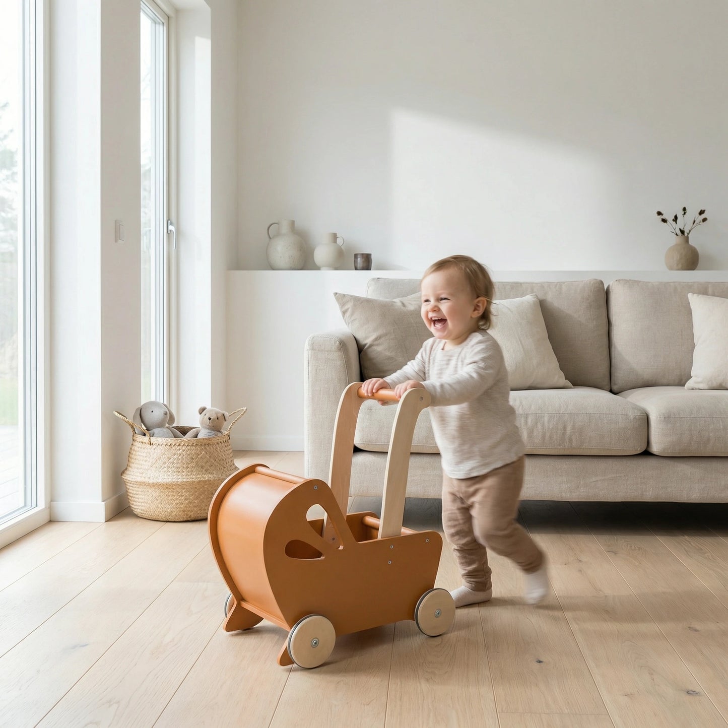 Essential Pram Dark Camel 7572 C