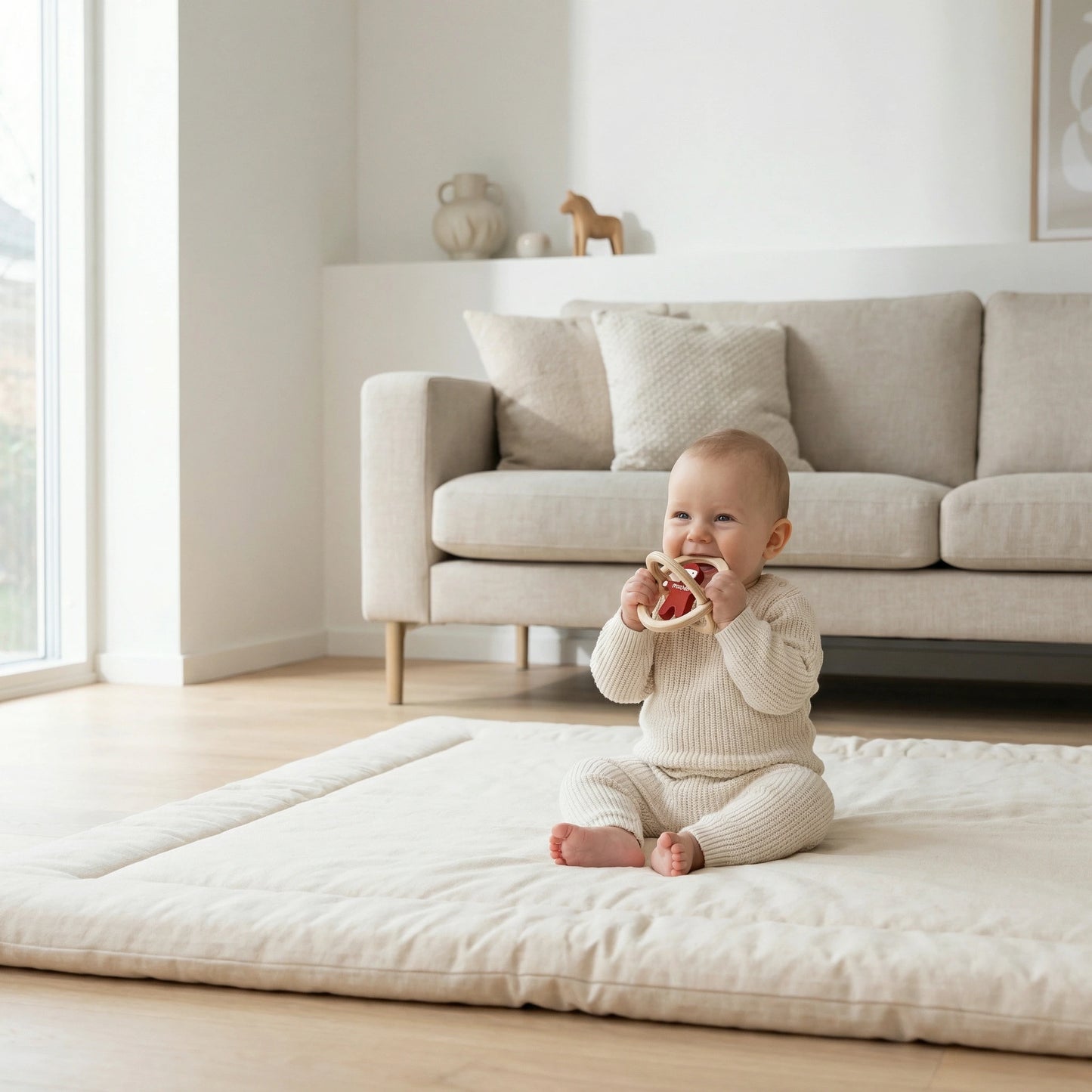 Rattle Teething Ring