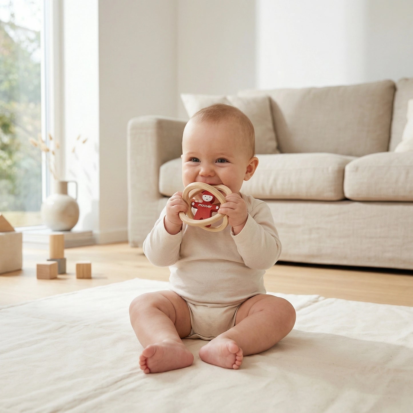 Rattle Teething Ring