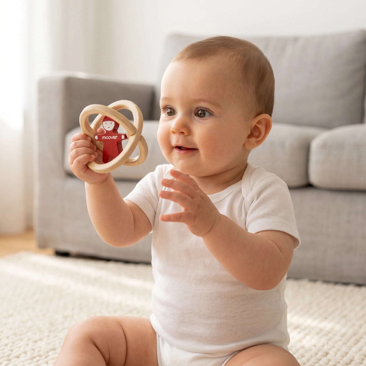 Rattle Teething Ring