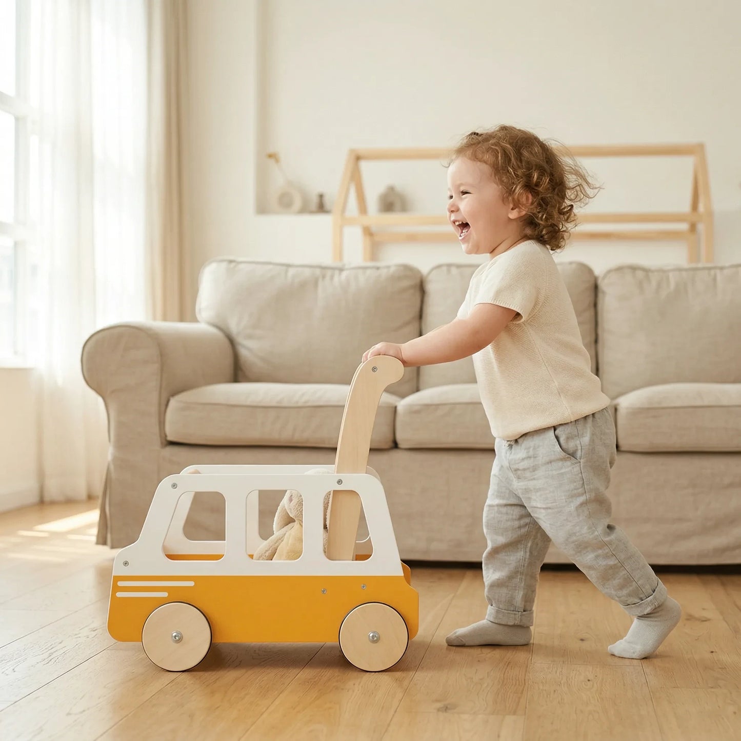 School Bus Stroller - Yellow