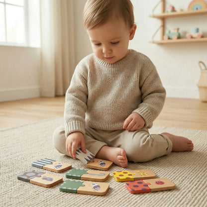 Wild animals pattern puzzle