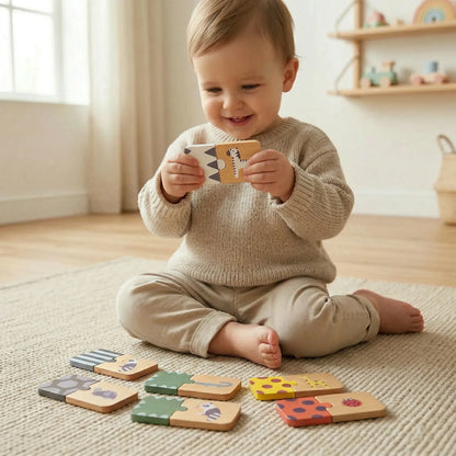 Wild animals pattern puzzle